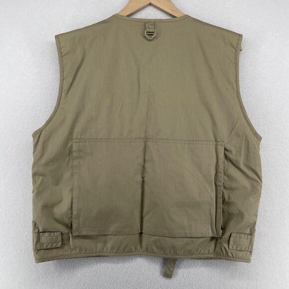 FIELD & STREAM Vest Mens L Fly Fishing Hunting Photography Gear Utility Brown - Picture 2 of 14